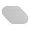 thumbnail image 1 of REGALWOVEN 6 Pack Silicone Placemats for Kitchen Dining Table Decor Washable Heat Resistant Table Placemats Wipeable Table Mat Light Gray 21*11in, 1 of 7