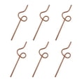 thumbnail image 1 of REGALWOVEN 6 Pcs Reusable Straws, Stainless Steel, Long Drinking Straws for 40 oz Tumbler, Dishwasher Safe Straws Rose Gold, 1 of 5