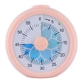 thumbnail image 1 of REGALWOVEN 60 Minute Kitchen Timer, Digital Visual Timer for Student and Adults, Clock for Meeting and Studying Pink Circle, 1 of 5