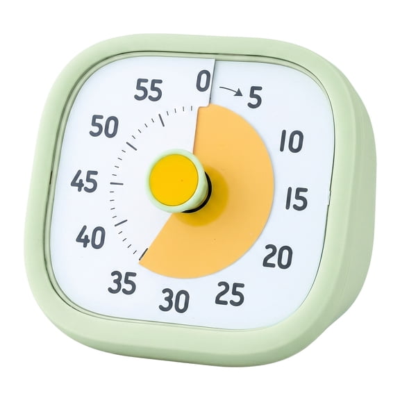 REGALWOVEN 60 Minute Kitchen Timer, Digital Visual Timer for Student and Adults, Loud Alarm Countdown Clock for Cooking Green