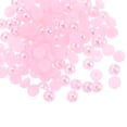 thumbnail image 1 of REGALWOVEN 6mm AB Flat Back Pearls Loose Half Round Resin Pearl Beads DIY Crafts Colorful Light Pink, 1 of 5