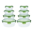 thumbnail image 1 of REGALWOVEN 8 Pack Food Storage Containers with Lids, Meal Prep Food Containers Green 8 Pack, 1 of 7
