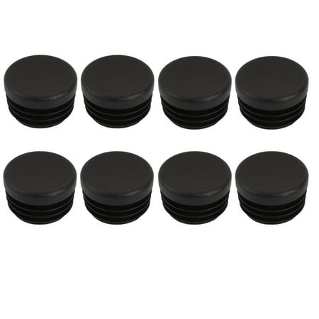 REGALWOVEN 8Pcs Chair Table Leg Plastic Cap Round Tube Insert Fit 25mm Pipe Outer Dia