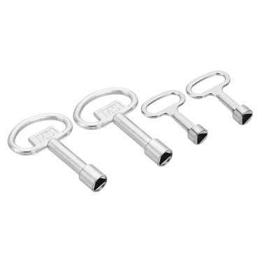DOITOOL 4-Piece Electrical Cabinet Key Set - Triangle Socket Spanner Keys
