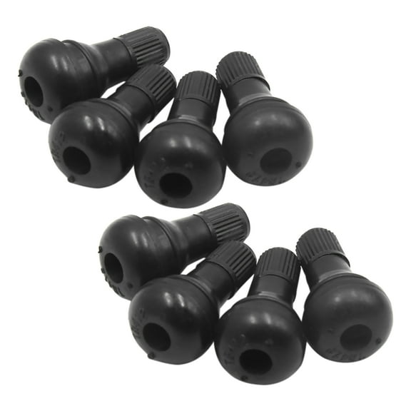 REGALWOVEN 8pcs Black 35mm Length Tubeless Wheel Tyre Tire Valve Stem for Car Auto Vehicle