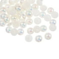 thumbnail image 1 of REGALWOVEN AB Flat Back Pearls Loose Half Round Resin Pearl Beads DIY Crafts Making Shoes Costume Colorful Beige, 1 of 5