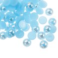 thumbnail image 1 of REGALWOVEN AB Flat Back Pearls Loose Half Round Resin Pearl Beads DIY Crafts Making Shoes Costume Colorful Light Blue, 1 of 5