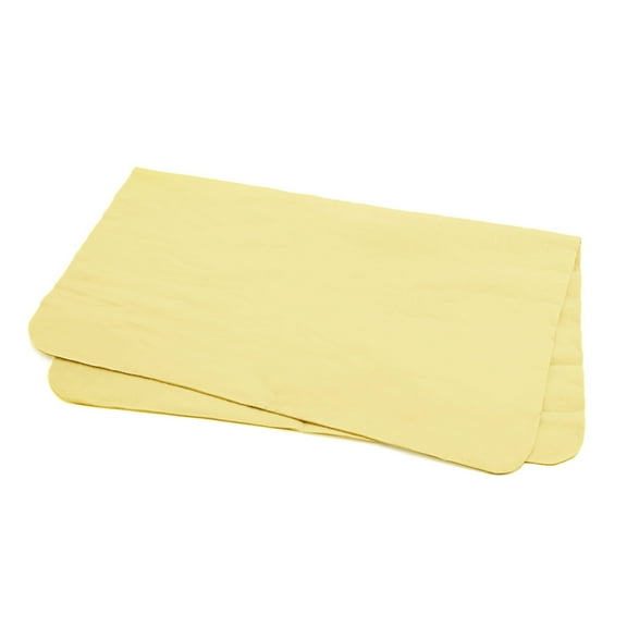 REGALWOVEN Absorbent Synthetic Drying Chamois Towel Car Auto Wash Cleaning Cloth Yellow