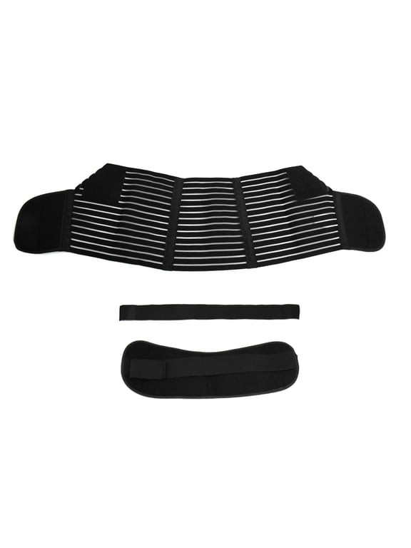 Maternity Antepartum Belt Pregnant Women Abdominal Support Waist Belly Band Back Brace Black XXL