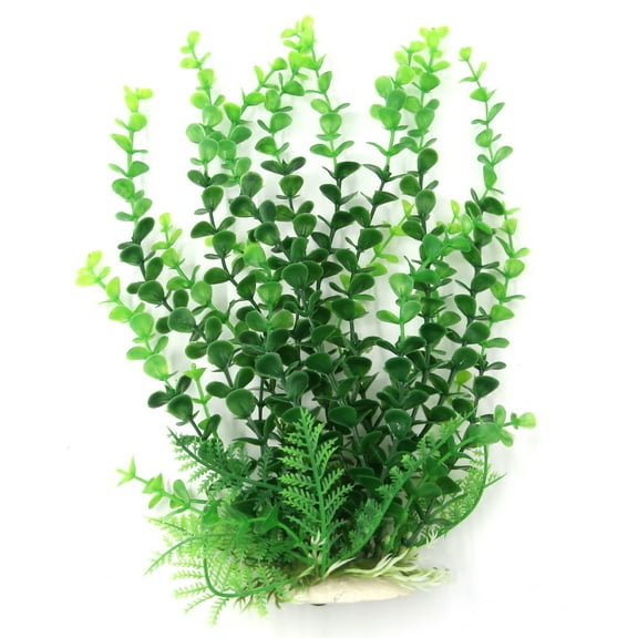 REGALWOVEN Aqua Fish Tank Decoration Green Plastic Plant Landscape For Betta 28cm Aquarium Plants