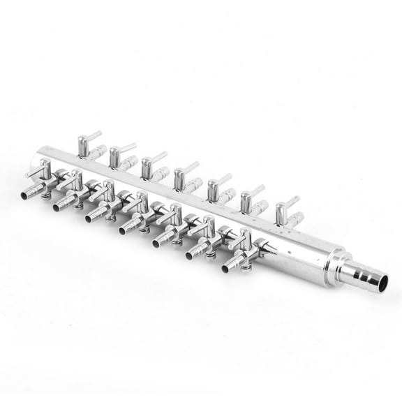 REGALWOVEN Aquarium 14 Way Inline Manifold Air Flow Pump Tubing Splitter Control Valve
