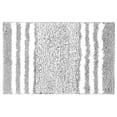 thumbnail image 1 of REGALWOVEN Bathroom Rug Mat, Extra Soft and Absorbent Microfiber Bath Rugs Fluffy Striped Non Slip Floor Mat Grey 20" x 32", 1 of 5