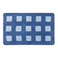 thumbnail image 1 of REGALWOVEN Bathroom Rugs Absorbent Non Slip Checkered Bath Mat Soft Plush for Home Decor Blue 24" x 16", 1 of 6