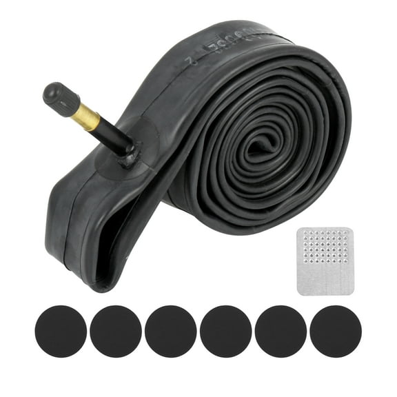 REGALWOVEN Bike Bicycle Tube w Tire Repair Kit US American Type Valve Inner Tube Replacement 24x1 3/8