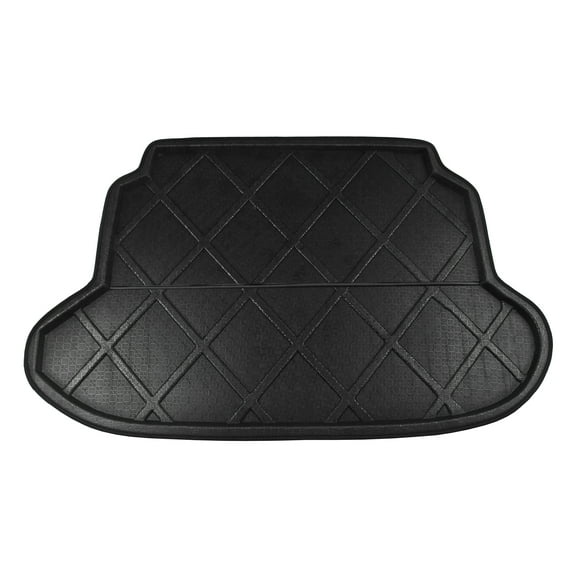 REGALWOVEN Black Car Rear Trunk Floor Mat Cargo Boot Liner Carpet Tray for Honda CRV 02-06