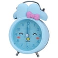 thumbnail image 1 of REGALWOVEN Bunny Design Mechanical Alarm Clock, Loud Alarms, Non-Tick, Cute Expression Pattern for Teens Blue 3.5"L x 2.2"W x 5.1"H, 1 of 5