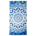 thumbnail image 1 of REGALWOVEN Cartoon Pattern Oversized Beach Towel Sand Free Quick Dry Absorbent Lightweight Multiuser Travel Towel 1 Pack Blue Green Mandala 71" x 35", 1 of 7