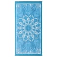 thumbnail image 1 of REGALWOVEN Cartoon Pattern Oversized Beach Towel Sand Free Quick Dry Absorbent Lightweight Multiuser Travel Towel 1 Pack Turquoise Mandala 71" x 35", 1 of 7