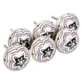 thumbnail image 1 of REGALWOVEN Ceramic Knobs Drawer Pulls Cupboard Handles Door Vintage Shabby,#6, 1 of 7