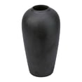 thumbnail image 1 of REGALWOVEN Ceramic Vase for Home Decor, Ribbed Textured Flower Vase for Boho , Small Minimalist Decorative Vase for Shelf, Office Black 3.1"L x 3.1"W x 6.1"H, 1 of 6