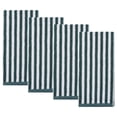 thumbnail image 1 of REGALWOVEN Classic Striped Cotton Hand Towels, Ultra Plush Absorbent Quick Dry Towels for Bathroom, Kitchen, Guest Room, 29" x 13" Green 4pk, 1 of 7