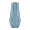 thumbnail image 1 of REGALWOVEN Clear Plastic Bud Vase, Tall Slim Plastic Flower Vase for Centerpieces, Modern Unbreakable Decorative Vase for Home Green 2.4"L x 2.4"W x 8.3"H, 1 of 6