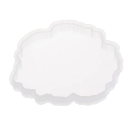 REGALWOVEN Coaster Mold for Epoxy Resin Silicone Geode Casting Mold for Cup Mat, Home Decoration 4.33" 1Pc