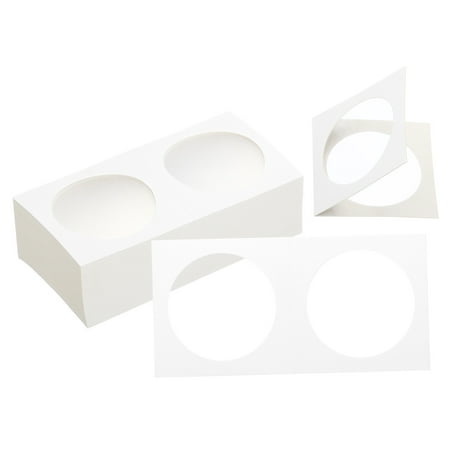 REGALWOVEN Coin Flips, Cardboard Coin Holder Paper Coin Holders for Collection 40mm