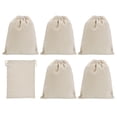 thumbnail image 1 of REGALWOVEN Coin Sacks Bag, Bank Deposit Change Bags with Drawstring Beige 12"x8", 1 of 7