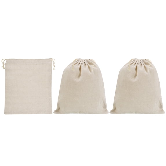 REGALWOVEN Coin Sacks Bag Bank Deposit Change Transit Bags with Drawstring 10"x8"