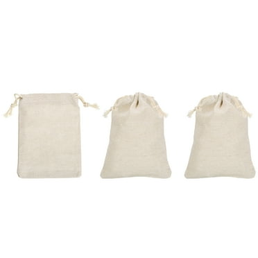 REGALWOVEN Coin Sacks Bag Bank Deposit Change Transit Bags with Drawstring 8"x6"