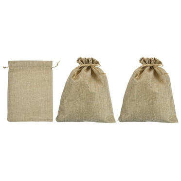 REGALWOVEN Coin Sacks Bag Bank Deposit Change Transit Bags with Drawstring 8"x6"