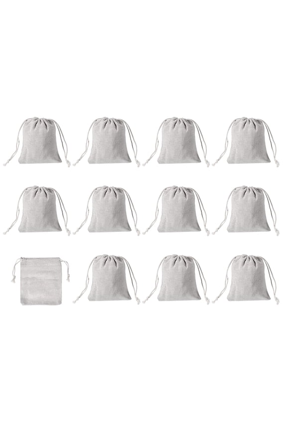 REGALWOVEN Coin Sacks Bag, Deposit Change Transit Bags 5"x4" Grey