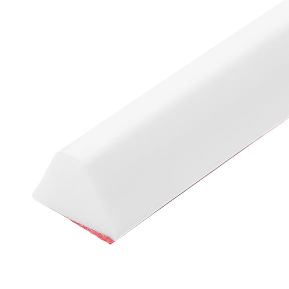 REGALWOVEN Collapsible Shower Barrier, 39 x 0.6 x 0.4 Inch Water Splash Guard, White