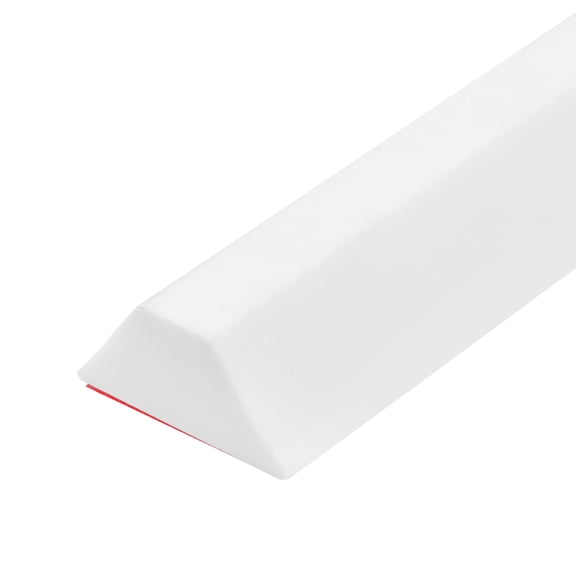 REGALWOVEN Collapsible Shower Barrier, 98 x 1.2 x 0.55 Inch Water Splash Guard, White