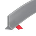 thumbnail image 1 of REGALWOVEN Collapsible Shower Barrier Stopper T-shape Water Splash Guard Blocker for Bathroom Gray 98 inch, 1 of 6