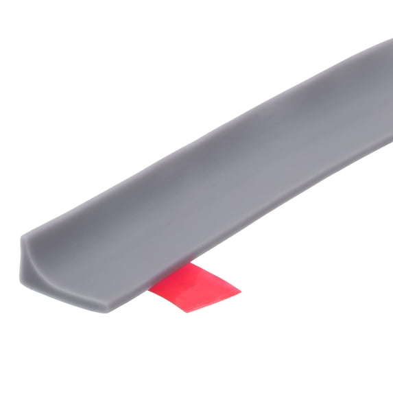 REGALWOVEN Collapsible Shower Barrier Stopper Water Splash Guard Blocker for Bathroom Gray 118"Lx0.8"Wx0.5"H