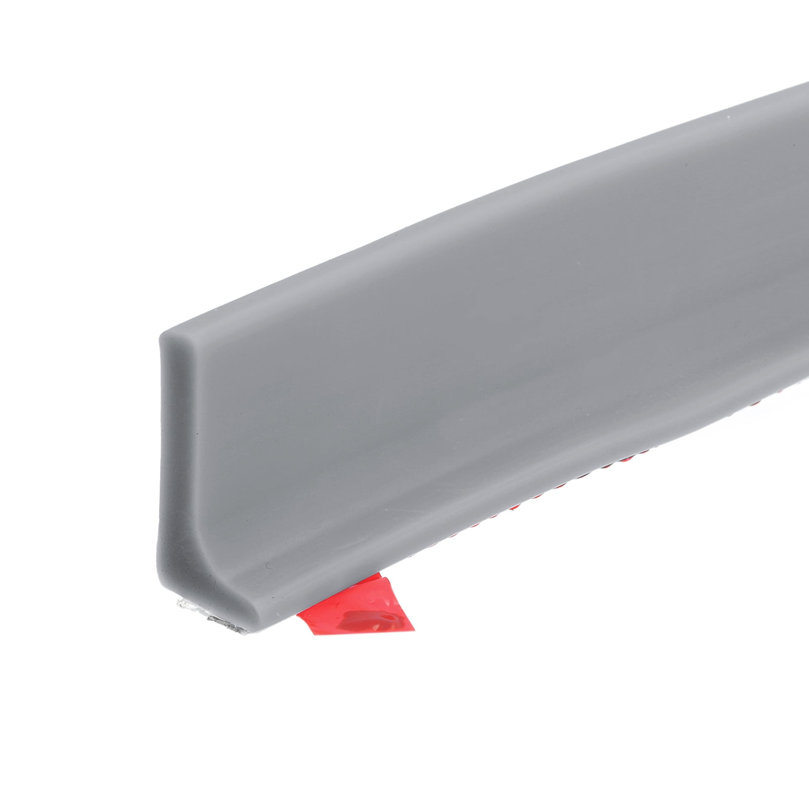 REGALWOVEN Collapsible Shower Barrier Stopper Water Splash Guard Blocker for Bathroom Kitchen Gray 39"Lx0.6"Wx1.2"H
