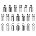 thumbnail image 1 of REGALWOVEN Cord End Cap ID Stainless Steel Barrel End Caps for DIY Bracelets Necklaces Tassels Stainless Steel Color 3mm, 1 of 6