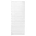 thumbnail image 1 of REGALWOVEN Cotton Hand Towels, Striped Pattern Decorative Comfort Towel for Bathroom, Travel, Camp White 1-Piece, 1 of 7