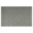 thumbnail image 1 of REGALWOVEN Cotton Bath Mat Towel, Luxury Absorbent Floor Rug for Hotel Spa Shower Bathroom Towels Grey 16" x 24", 1 of 7