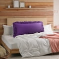 thumbnail image 1 of REGALWOVEN Cotton Body Ruffled Pillowcase 1Pc, Soft Breathable Pillow Covers with Envelope Closure Grape Jumbo, 1 of 8