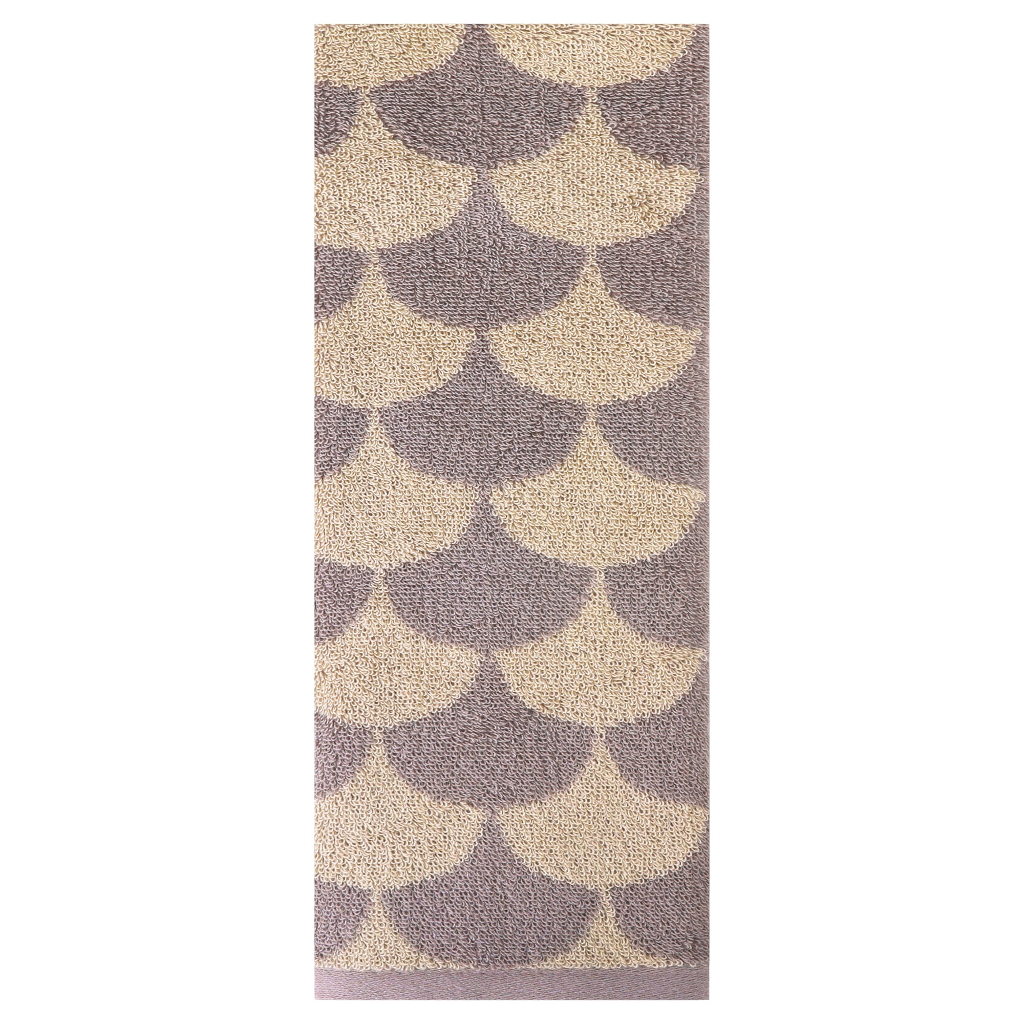 REGALWOVEN Cotton Hand Towels, Geometric Absorbent Soft Decorative Hand Towel for Bathroom, Hand, Face, Gym, Spa Brown 1-Piece