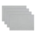thumbnail image 1 of REGALWOVEN Cotton and Linen Placemats, Set of 4 Rustic Placemats for Dining Table Decor Washable Kitchen Table Mat Wipe Clean Light Gray 18.1x11.8inch, 1 of 6