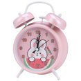 thumbnail image 1 of REGALWOVEN Cute Alarm Clock, Rabbit Pattern, Loud Alarm, Dual Bell Design, Loud Alarm for Bedroom Red - Watermelon 4.6"L x 2.2"W x 6.6"H, 1 of 5