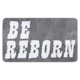 thumbnail image 1 of REGALWOVEN Cute Letter Pattern Bathroom Rugs, Soft and Absorbent Bath Mat Grey 16" x 24", 1 of 7