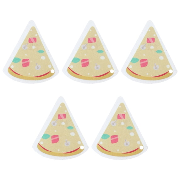 REGALWOVEN Cute Pattern Sponge Scrubber Set, Cellulose Compressed Sponges, Non-Scratch Scrub Kitchen Cleaning Sponges Orange 5 Pack