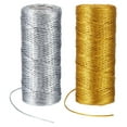 thumbnail image 1 of REGALWOVEN Decorative Metallic Bakers Twine, 1 Rolls Wrapping Twine String Rope DIY Tie Gift Packing Gold & Silver, 1 of 6