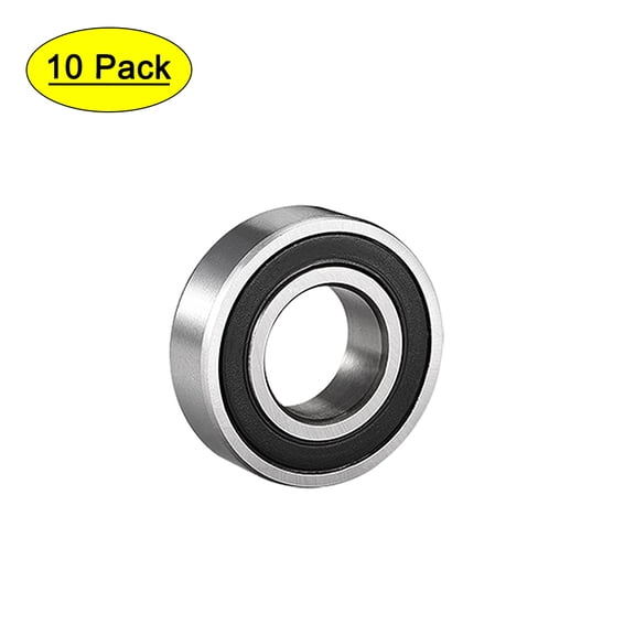 REGALWOVEN Deep Groove Ball Bearing 6003RS Double Sealed 17mmx35mmx10mm Carbon Steel 10Pcs