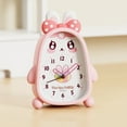 thumbnail image 1 of REGALWOVEN Desk Mechanical Alarm Clock, Lovely Three-dimensional Bunny-Shaped, Silent Non-Tick, Cute Pattern for Teens Pink Rabbit 4.1"L x 1.6"W x 5.5"H, 1 of 4